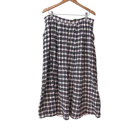 Maeve Dresses & Skirts - Maeve by Anthropologie Midi Skirt Black White Womens Size 16